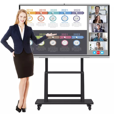 Màn hình tương tác 4K UHD 98 inch Màn hình phẳng tương tác thông minh LCD