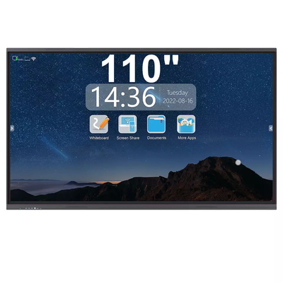 Màn hình phẳng tương tác bảng thông minh tất cả trong một 110 inch dành cho giảng dạy